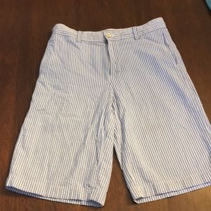 Vineyard Vines seersucker shorts.